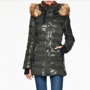 Sam 13 Newyork duck down green size S jacket and coat